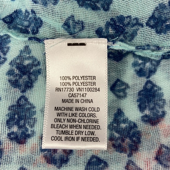 Sheer chiffon extra long wide two sided scarf - Picture 8 of 11